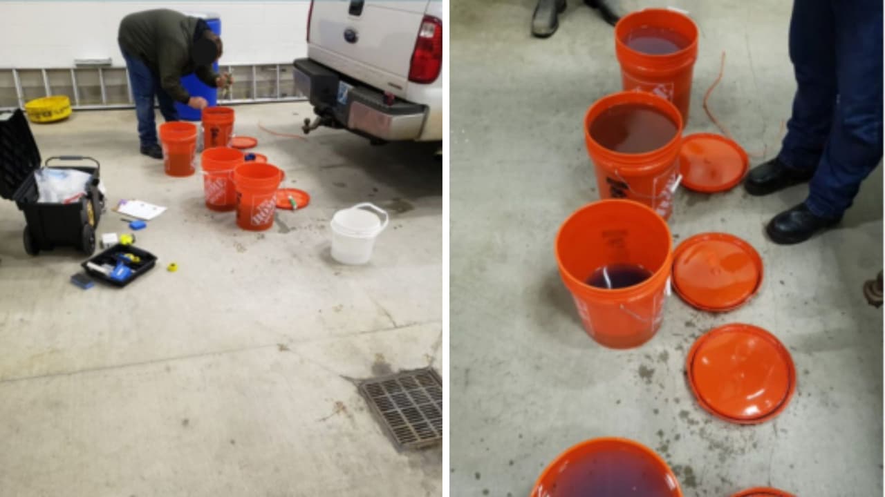 Estos fueron los botes, donde traficaban la metanfetamina líquida de México a Texas.