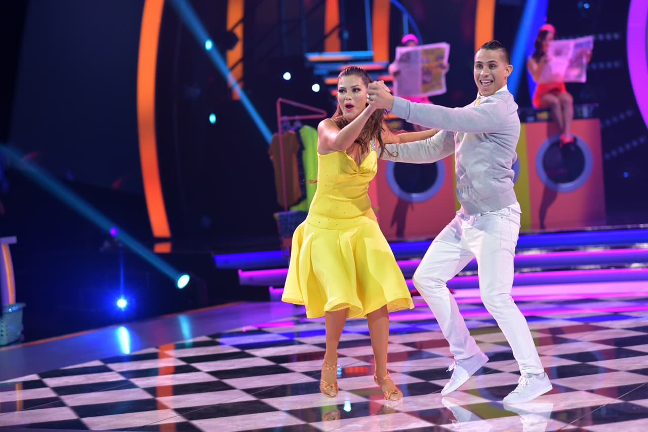 Ana realizó con mucho éxito cada uno de los pasos que estaban marcados en la coreografía.