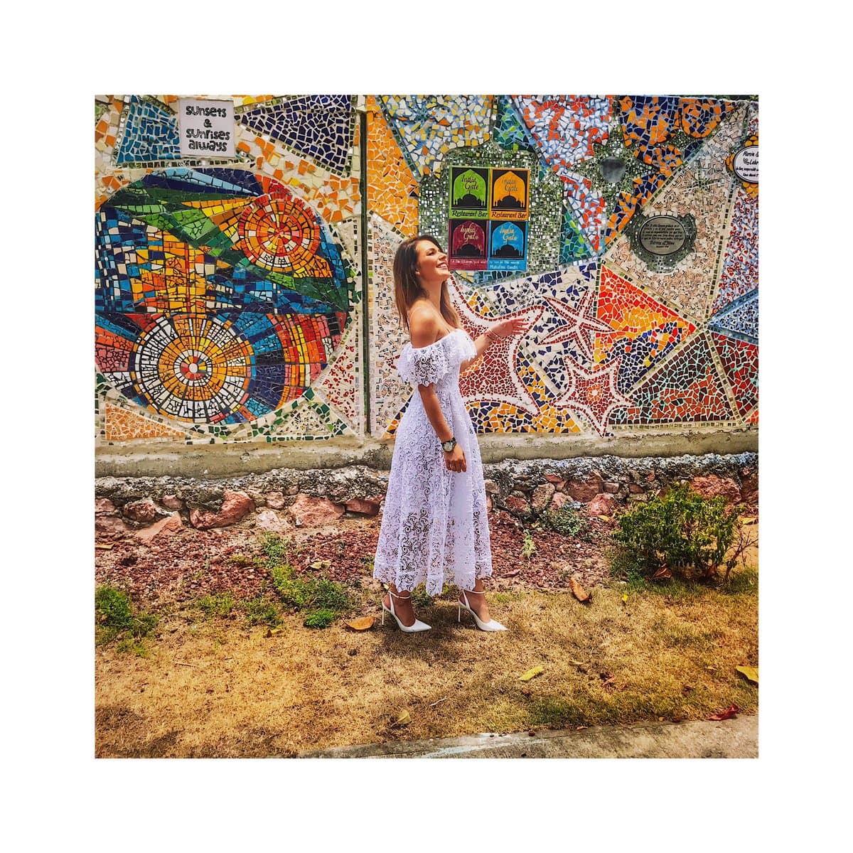 Aunque 
<b><a href="http://www.univision.com/temas/irina-baeva">Irina</a></b> no reveló a dónde se había ido de vacaciones, pudimos ser testigos de lo bien que la pasó en la playa, luciendo como siempre guapísima y con el mejor estilo.