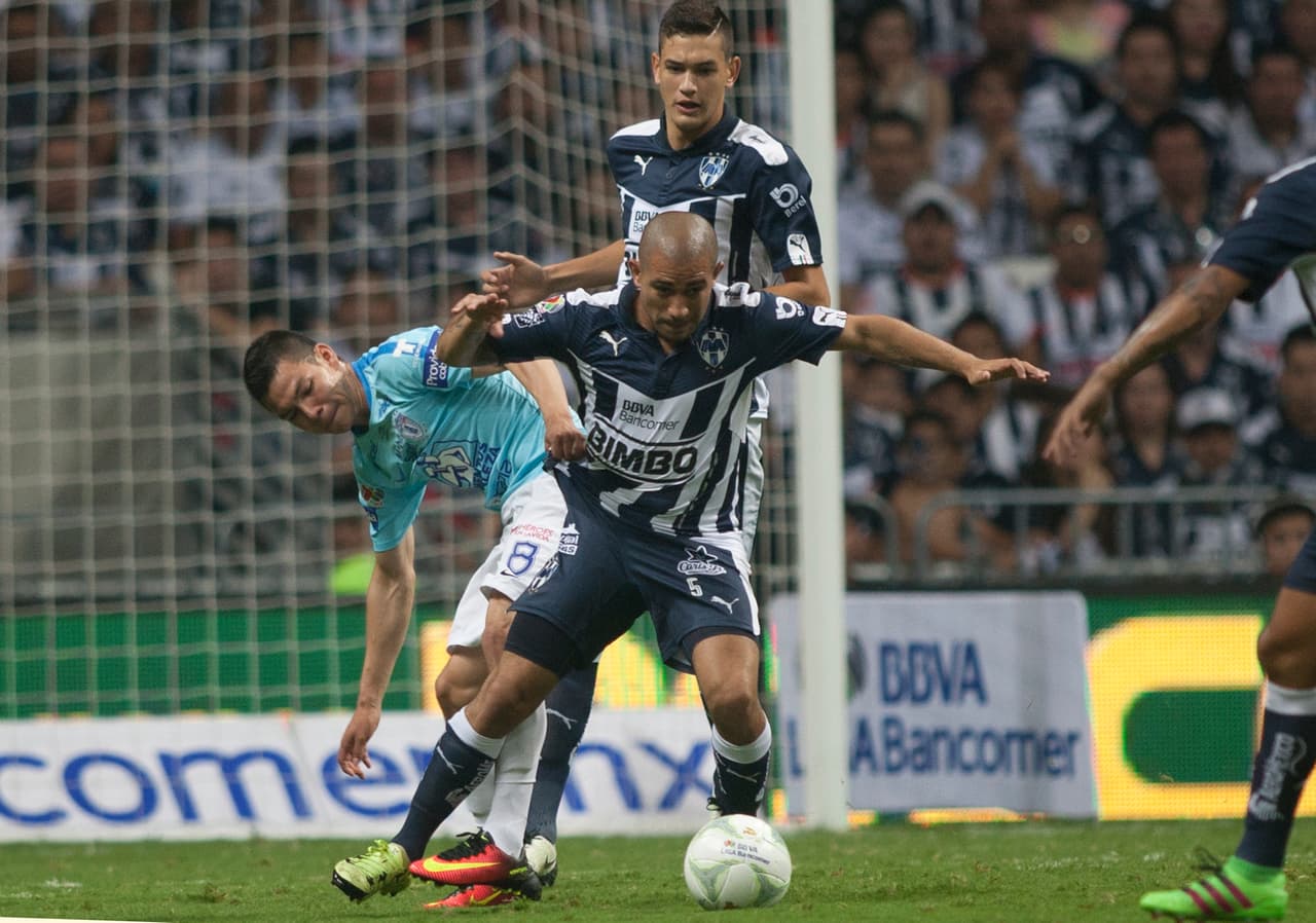 El uruguayo Walter Gargano es un volante que muestra su fiereza con Monterrey. A sus 32 años tiene apenas una temporada con los Rayados.