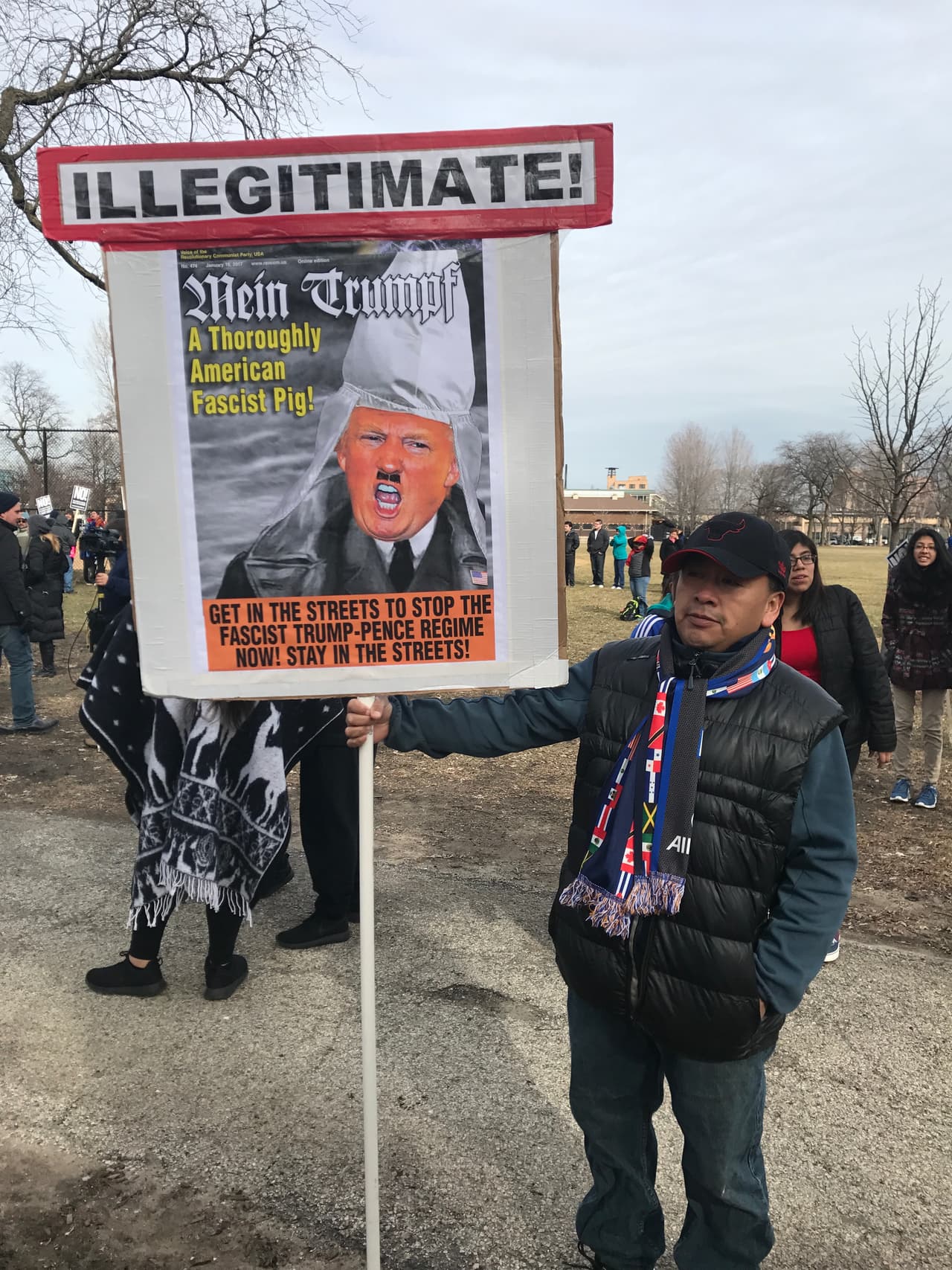 El grito de "El Pueblo Unido, jamás será vencido" se sentía con fuerza.