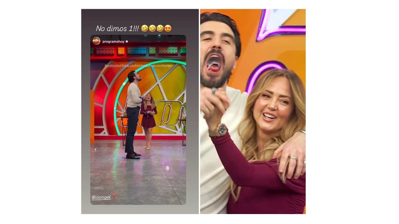 Andrea Legarreta y Luis Carlos Origel en Hoy.