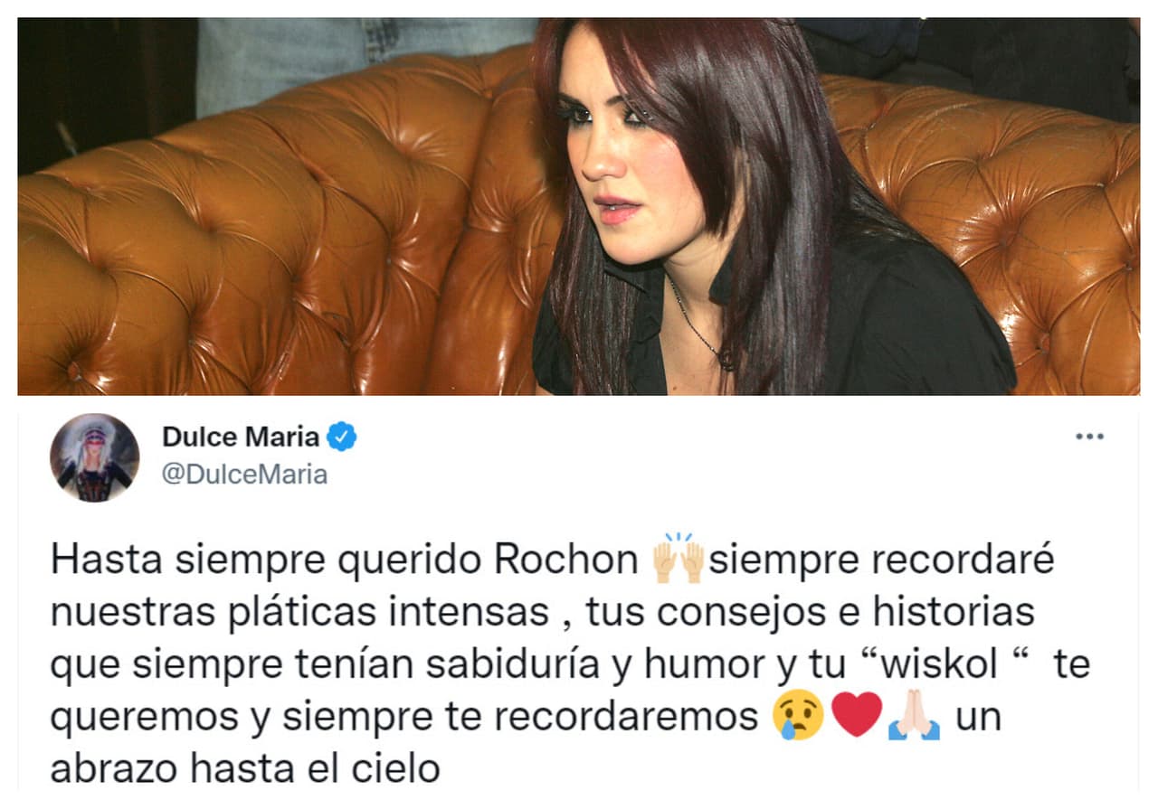 Una de las telenovelas más recordadas del primer actor es Rebelde. 
<b>Dulce María</b>, quien interpretó a Roberta, se despidió así con cariño de 'Rochón': "Siempre recordaré nuestras pláticas intensas, 
<b>tus consejos e historias</b> que siempre tenían sabiduría y humor".