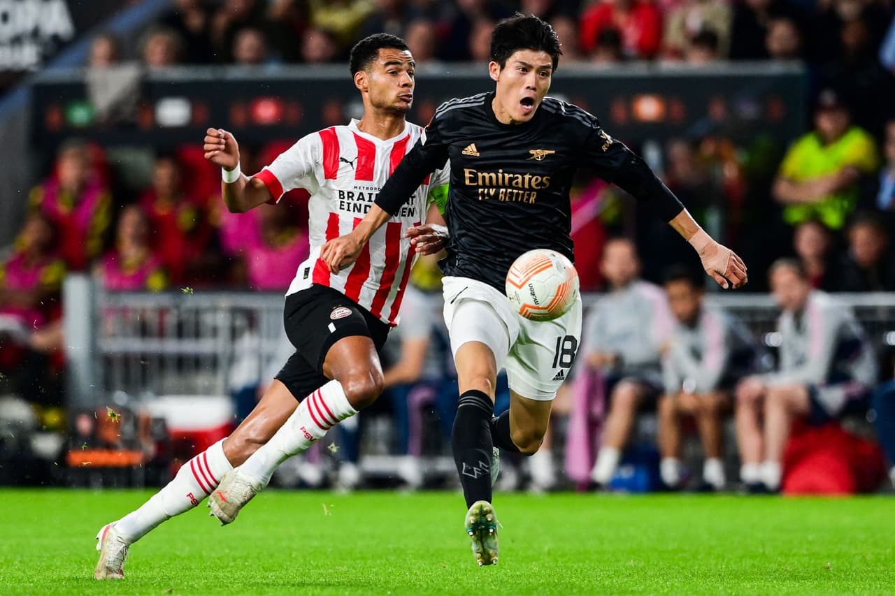 El cuadro de PSV Eindhoven derrotó 2-0 de local al Arsenal en la UEFA Europa League; Betis gana sin Guardado al Ludogorets y Braga cae ante Union Berlín sin Lainez.