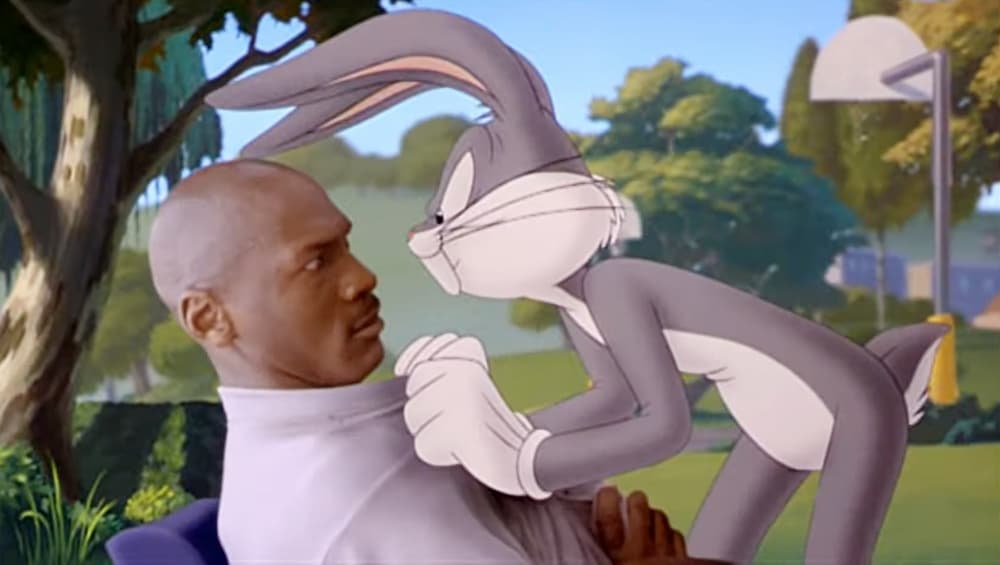 Michael Jordan y Bugs Bunny en 'Space Jam'