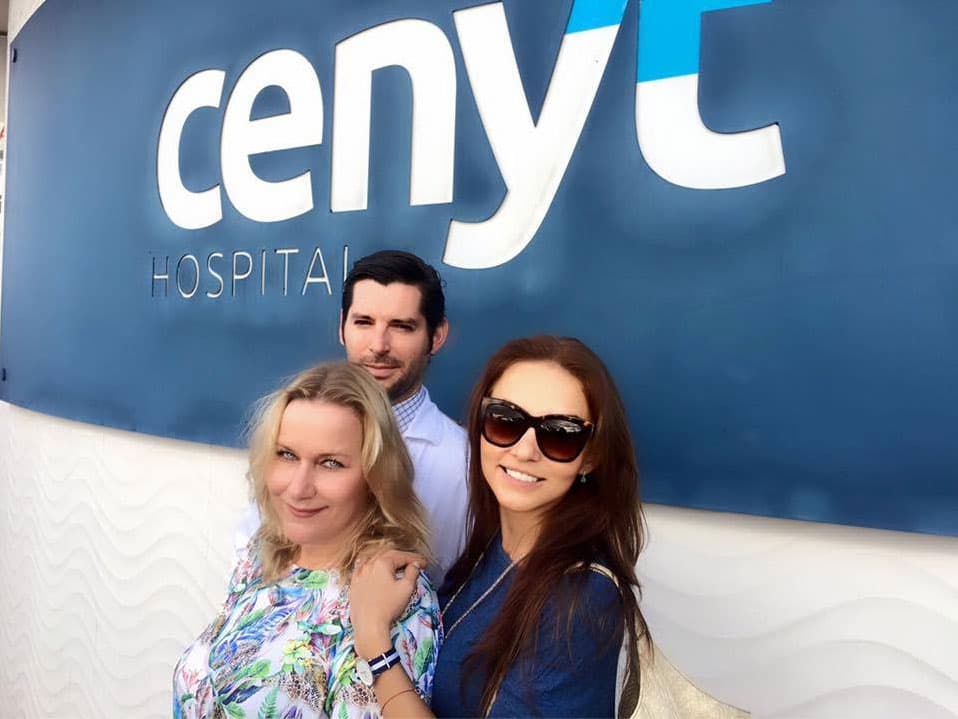 Agradeció al personal del hospital por sus atenciones: "Quiero agradecer infinitamente la atención y servicio que recibí de parte de todo el equipo de Cenyt Hospital, en especial de Rita y Alfonso que en un momento complicado me hicieron sentir muy bien y segura de que todo se va a arreglar... me los quiero llevar a México conmigo! Gracias por siempre! Muchos besos 😘".