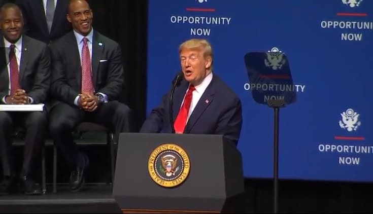 Se espera que el presidente Trump acuda a una cena de recaudación de fondos, una vez finalizada la Cumbre de Oportunidades en el CPCC.