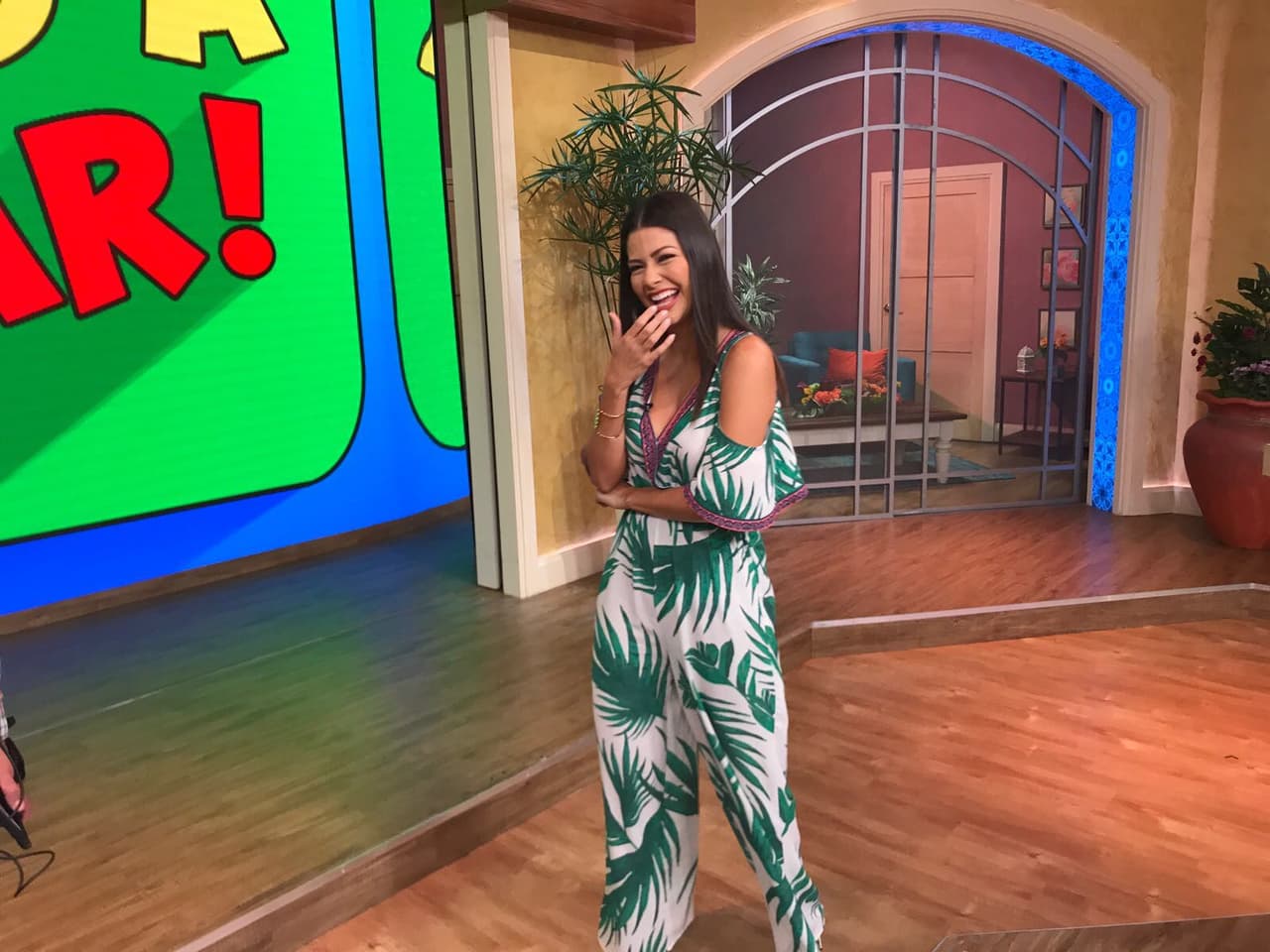 Ana Patricia intentaba respirar, el juego estaba a punto de comenzar y ella seguía riendo.