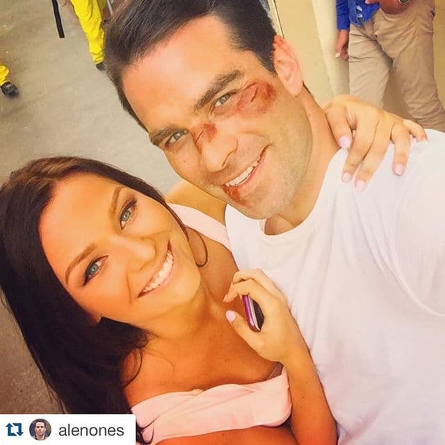 Dentro de la producción, hizo grandes amigos. Alejandro Nones fue su hermano mayor.