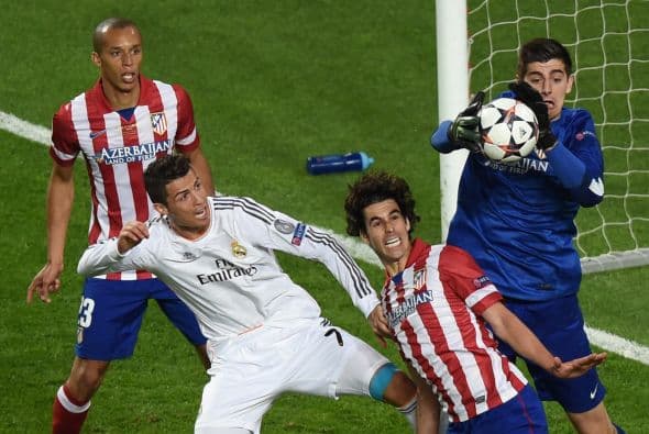 Cristiano Ronaldo buscaba esa oportunidad de hacerse presente en el marcador y llevar las cosas al alargue.