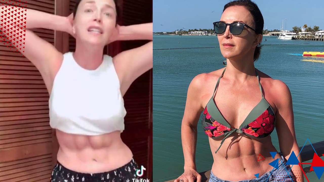 "Parece Batman": Laura Flores presume su 'six pack' en Instagram y le llueven críticas