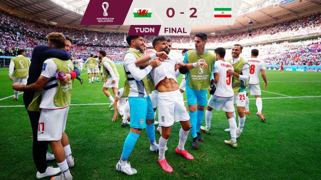 ¡Agónico! Irán tunde a Gales y sueña con Octavos en Qatar 2022