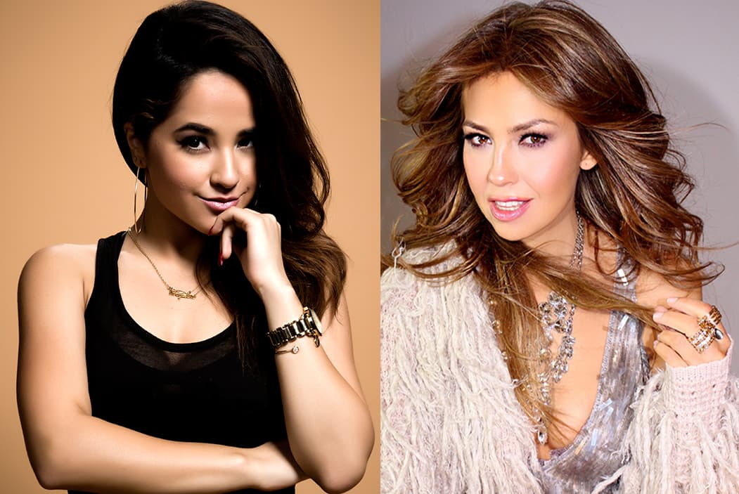 Thalía es otra de las famosas cantantes que han inspirado a Becky G, pues admite que desde pequeña ya veía las telenovelas de la diva latina.