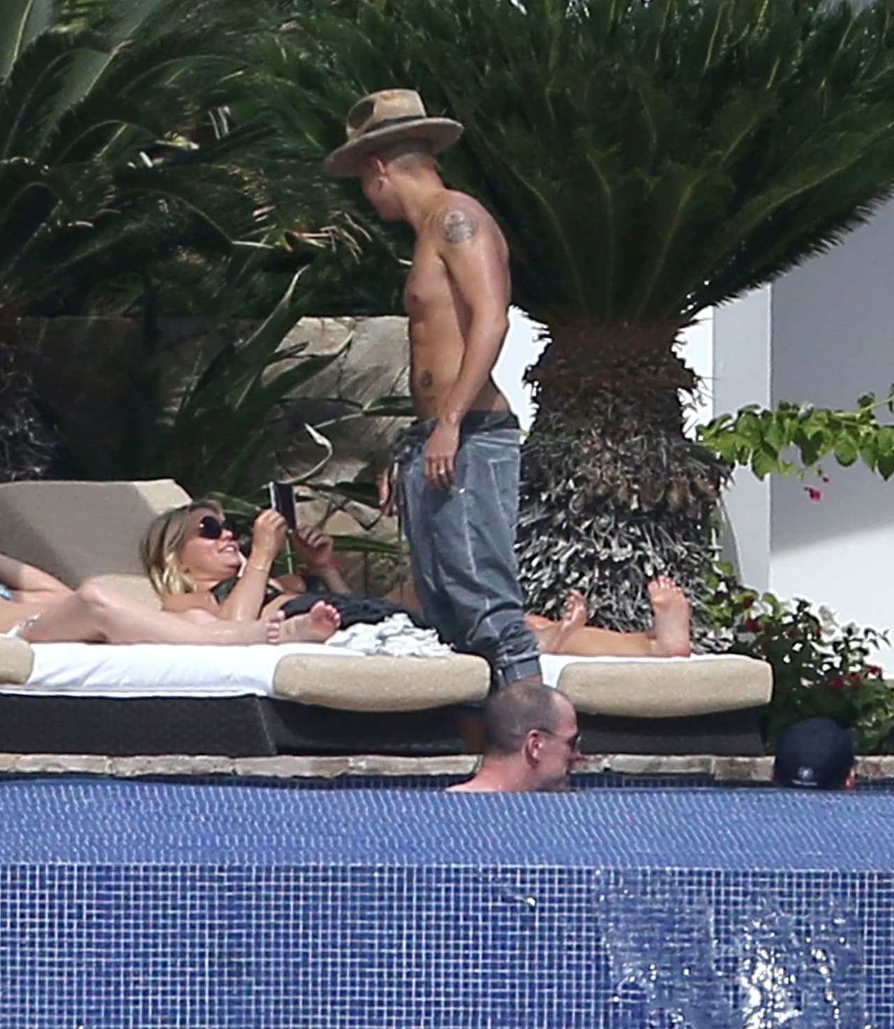 Su hermana, Ashlee Simpson y el esposo de ella, Evan Ross, también estuvieron en las deliciosas vacaciones.