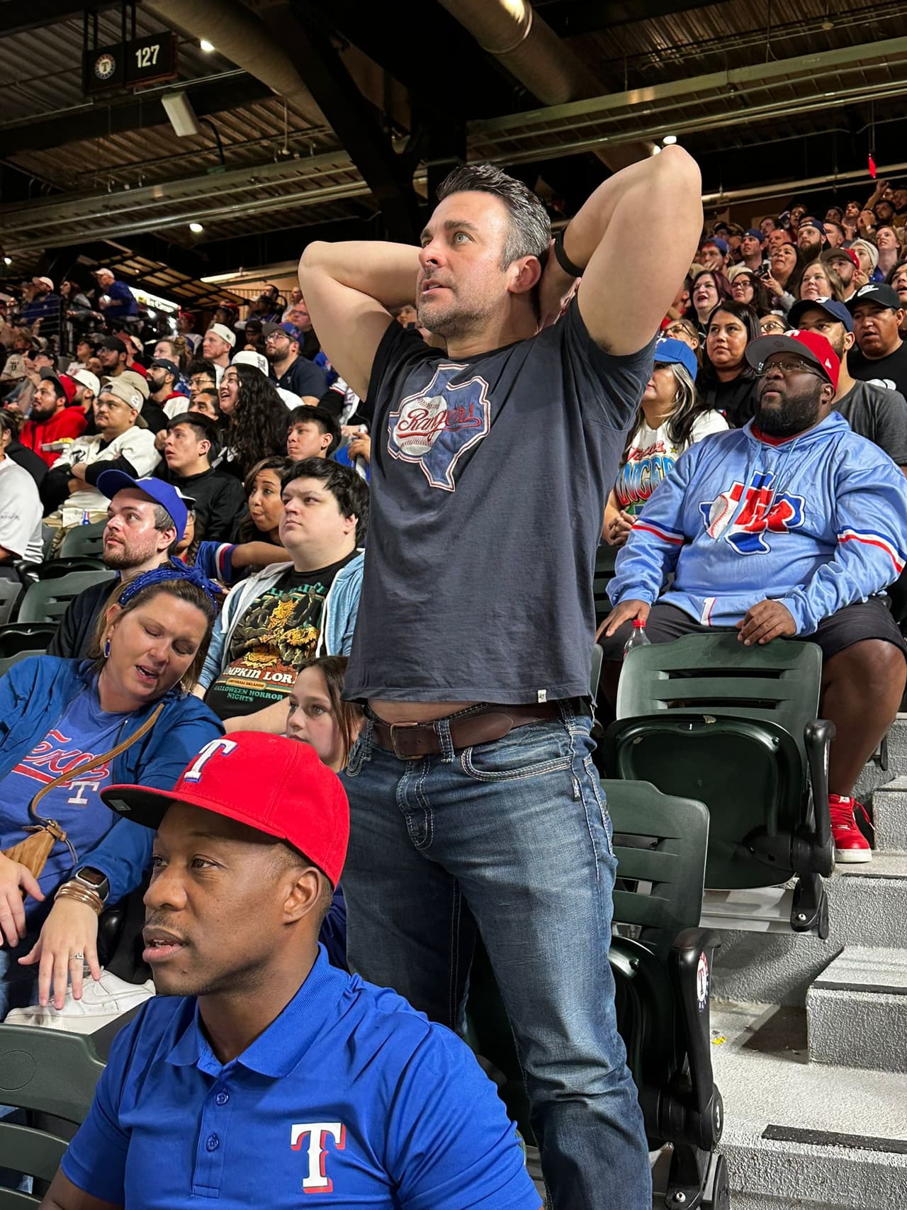 Esto fue antes de la primera carrera de los Texas Rangers.