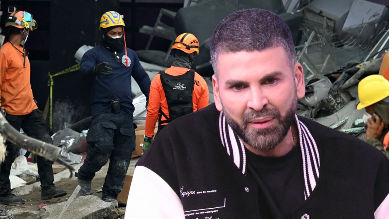 Jomari conmovido por la gente que no encuentra a sus familiares en la tragedia del Jet Set