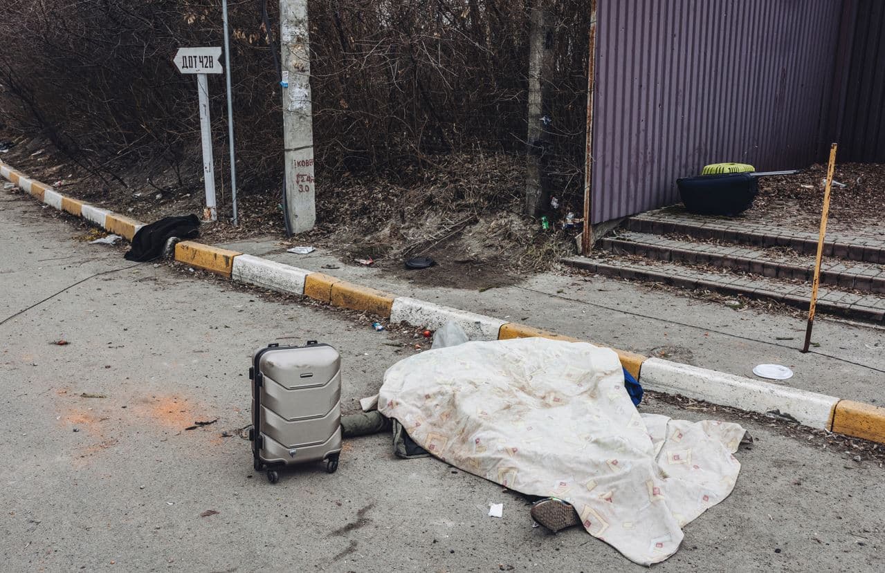 Se enteró por una foto en Twitter que su esposa e hijos murieron tratando de escapar de un bombardeo ruso