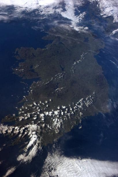 Hola Irlanda, había esperado mucho verte. Fotos de Reid Wiseman