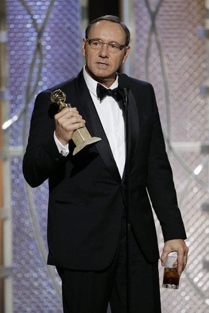 Spacey y su emotivo discurso de agradecimiento.