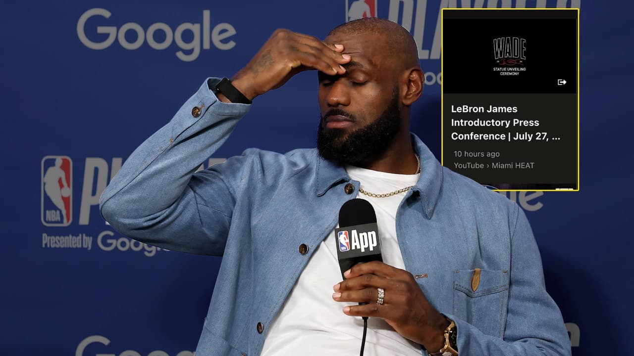 El Heat publicar por error presentación de LeBron y se convierte en la burla