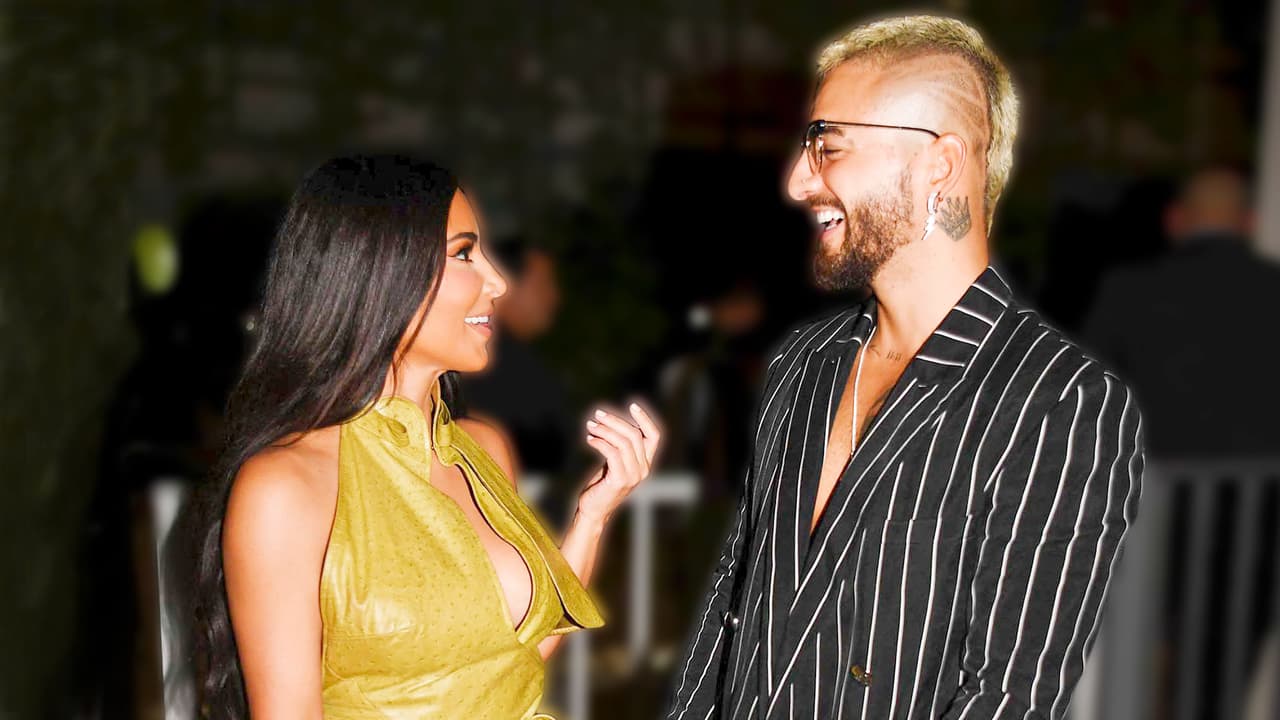 Tras una erupción de especulaciones, confirman que Maluma y Kim Kardashian no están saliendo juntos