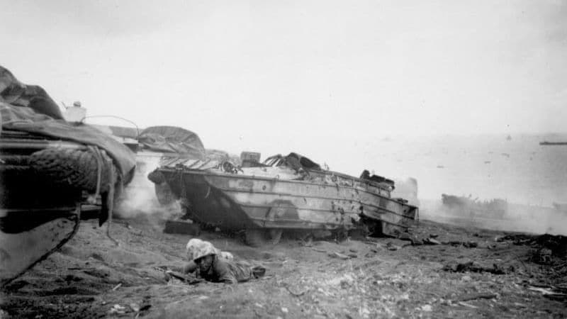 A pesar de ser presa fácil del fuego enemigo en el agua donde eran sumamente lentos y de ser también 
<b>embarazosamente difíciles de manejar</b> en tierra sin pavimento, los DUKW tuvieron una destacada participación en este la Segunda Guerra Mundial, así como durante las primeras etapas de la Guerra de Corea.