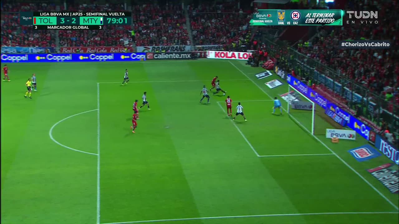 ¡TIRO ATAJADO! disparo por Paulinho.