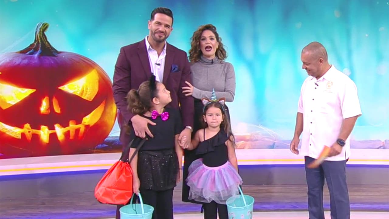 Halloween seguro: el Chef Yisus y sus hijas escucharon los consejos para evitar los peligros