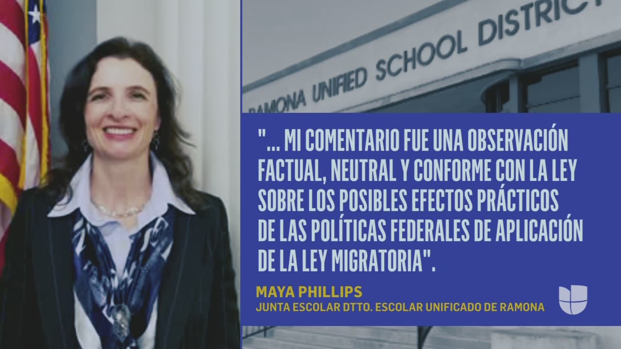 Integrante de junta escolar genera polémica por comentario sobre deportaciones de indocumentados con sus hijos