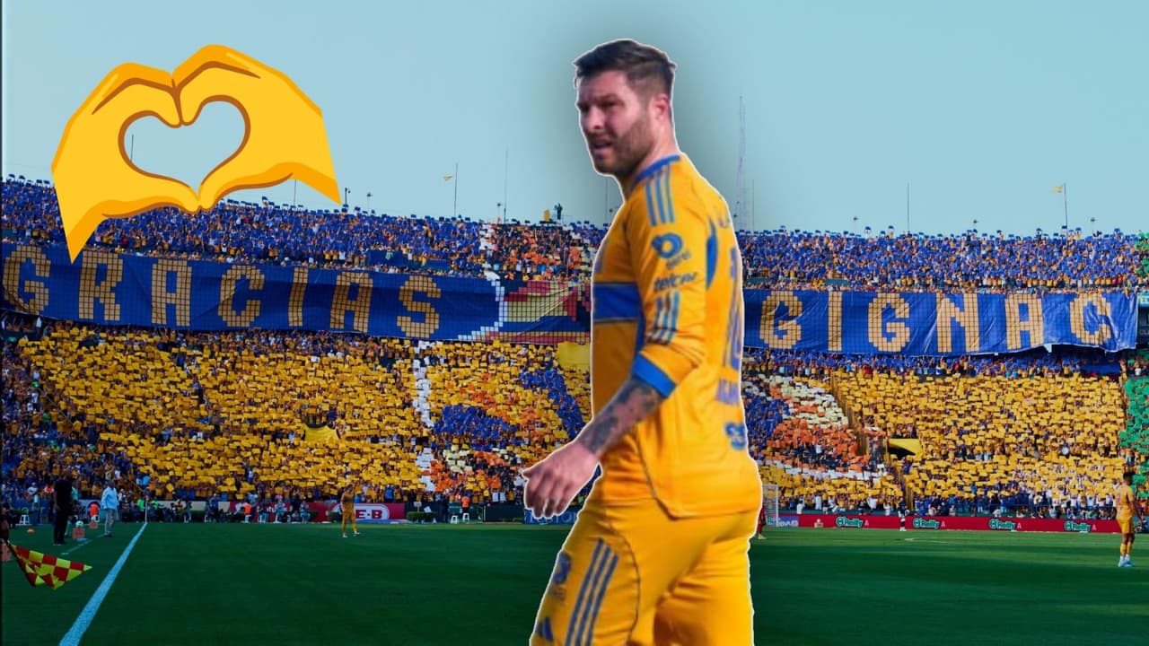 Afición de Tigres dedica impresionante mosaico a André-Pierre Gignac