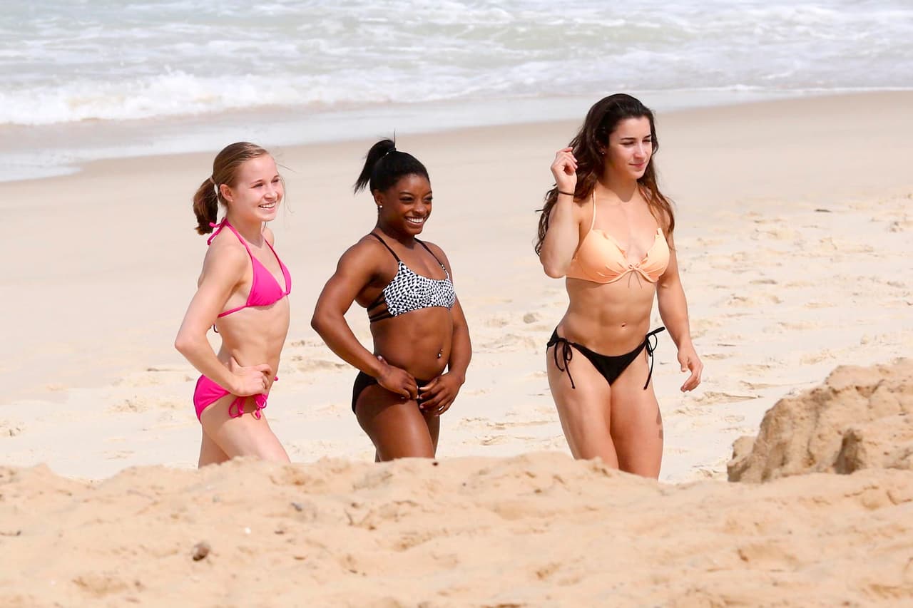 Impresionante el cuerpazo de Aly Raisman.