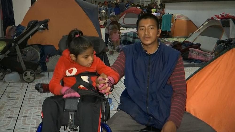 Juan Alberto Matheu y su hija Lesly.
