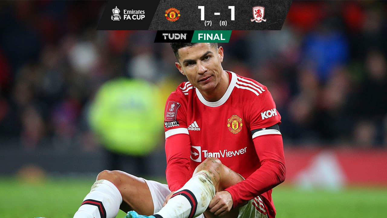 Manchester United y CR7 se atoran con el Middlesbrough en la FA Cup