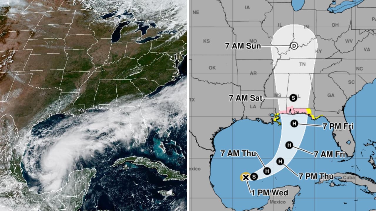 Isaías se fortalece en el Golfo de México y Florida se prepara para posibles impactos de huracán este viernes.