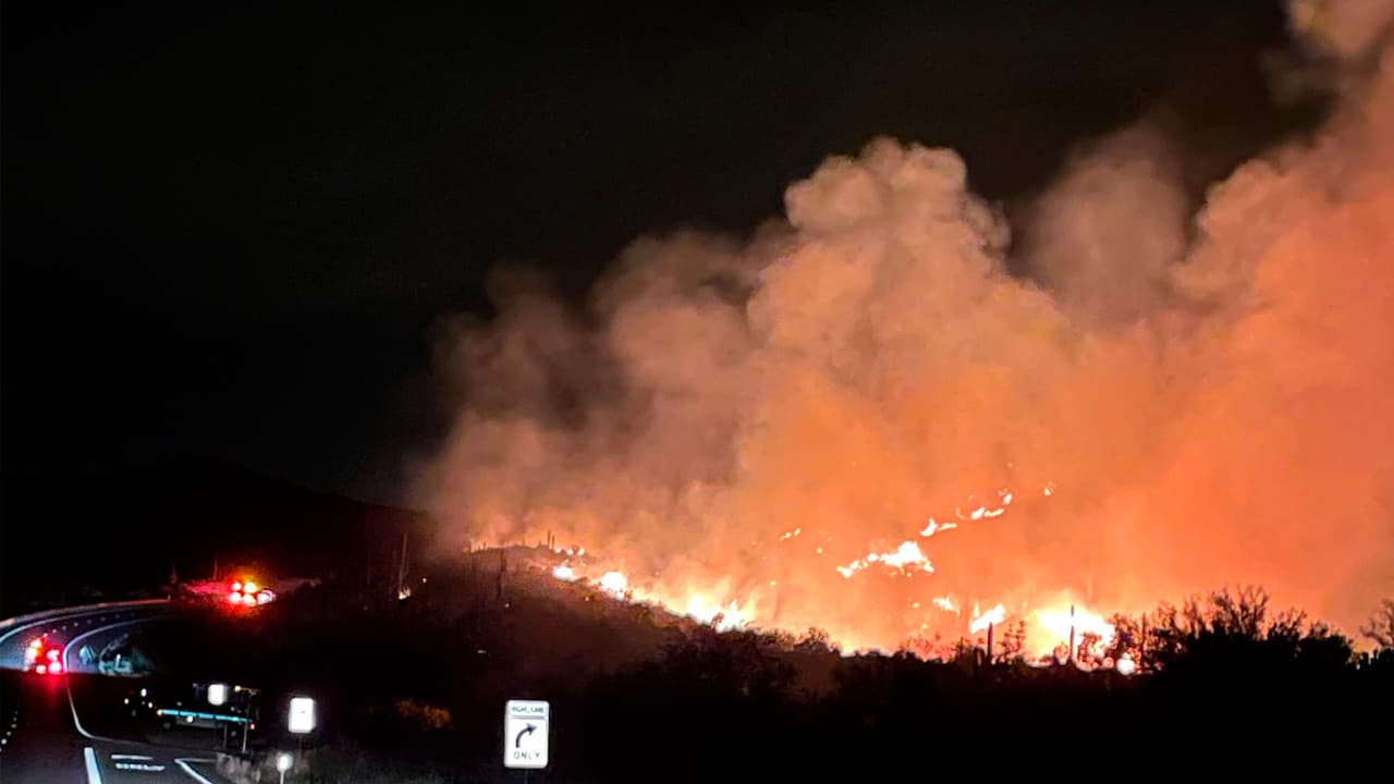 Incendio forestal Sand Stone ha devastado casi 28 mil acres al noreste de Fountain Hills