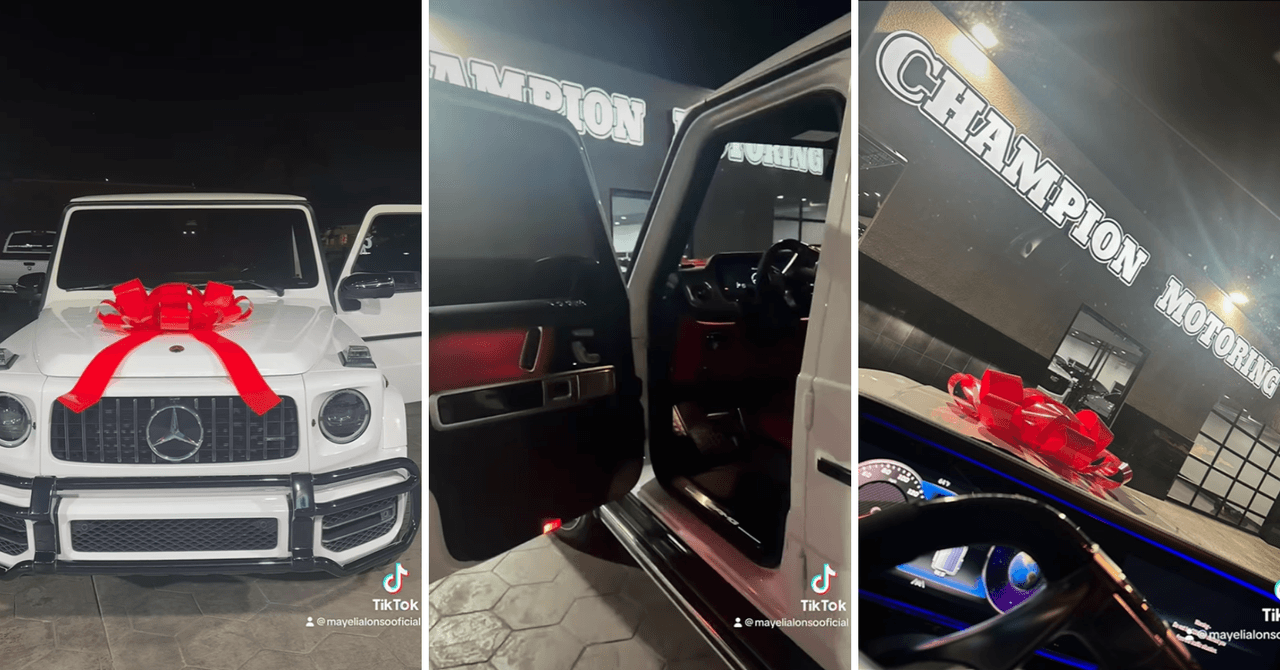 Andy Ruiz Jr. le regaló a Mayeli Alonso una camioneta