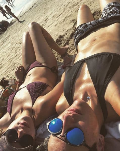 Sin duda Maca iniciará el año muy bronceada.