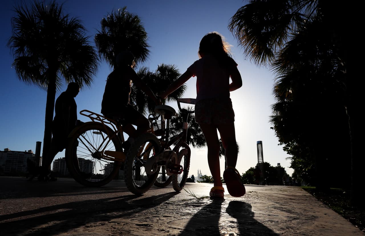 Pero los menores también disfrutaron con los nuevos espacios abiertos. 
<br>