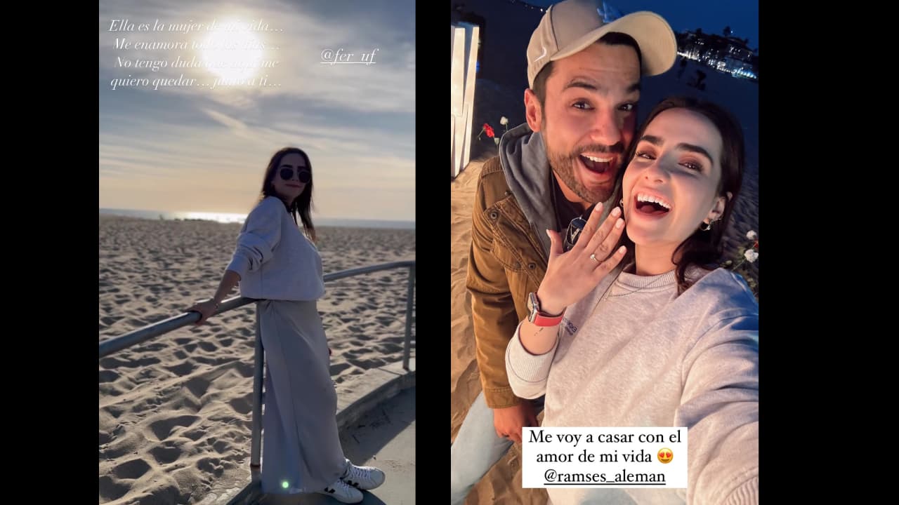 Ramsés Alemán sorprendió a Fernanda Urdapilleta con tremendo anillo de compromiso