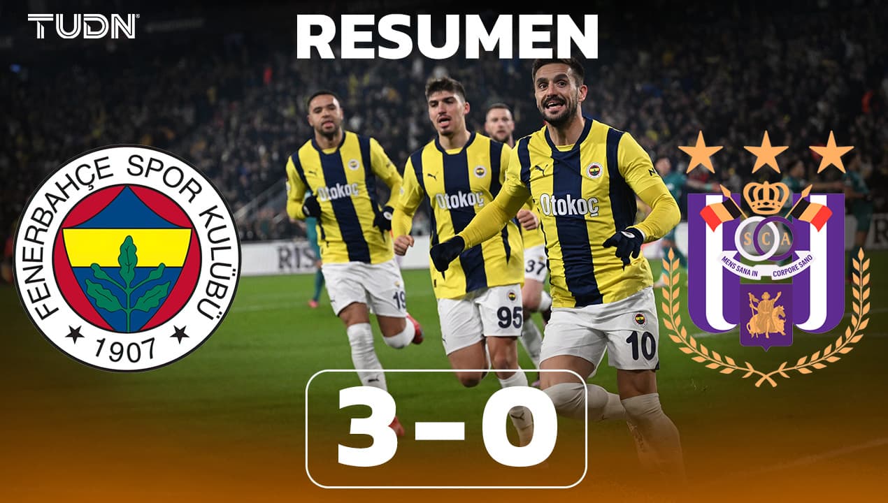 Resumen | Fenerbahçe golea y aplasta al Anderlecht