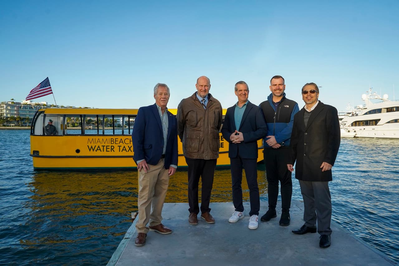 El taxi acuático gratuito para ir y regresar a Miami Beach será un servicio permanente