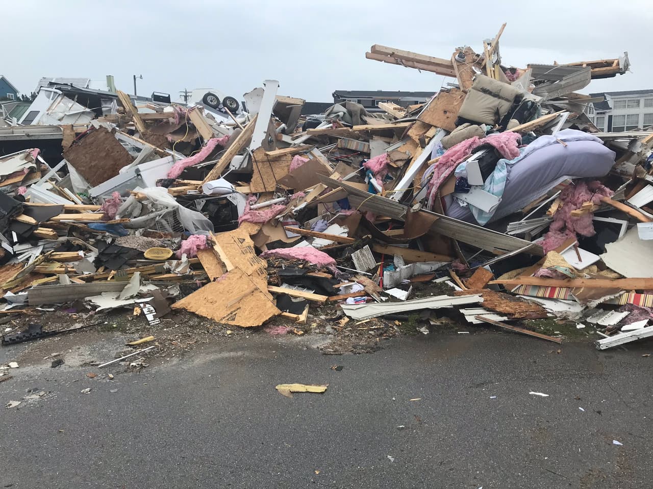 Así amanece Carolina del Norte tras el paso de Dorian