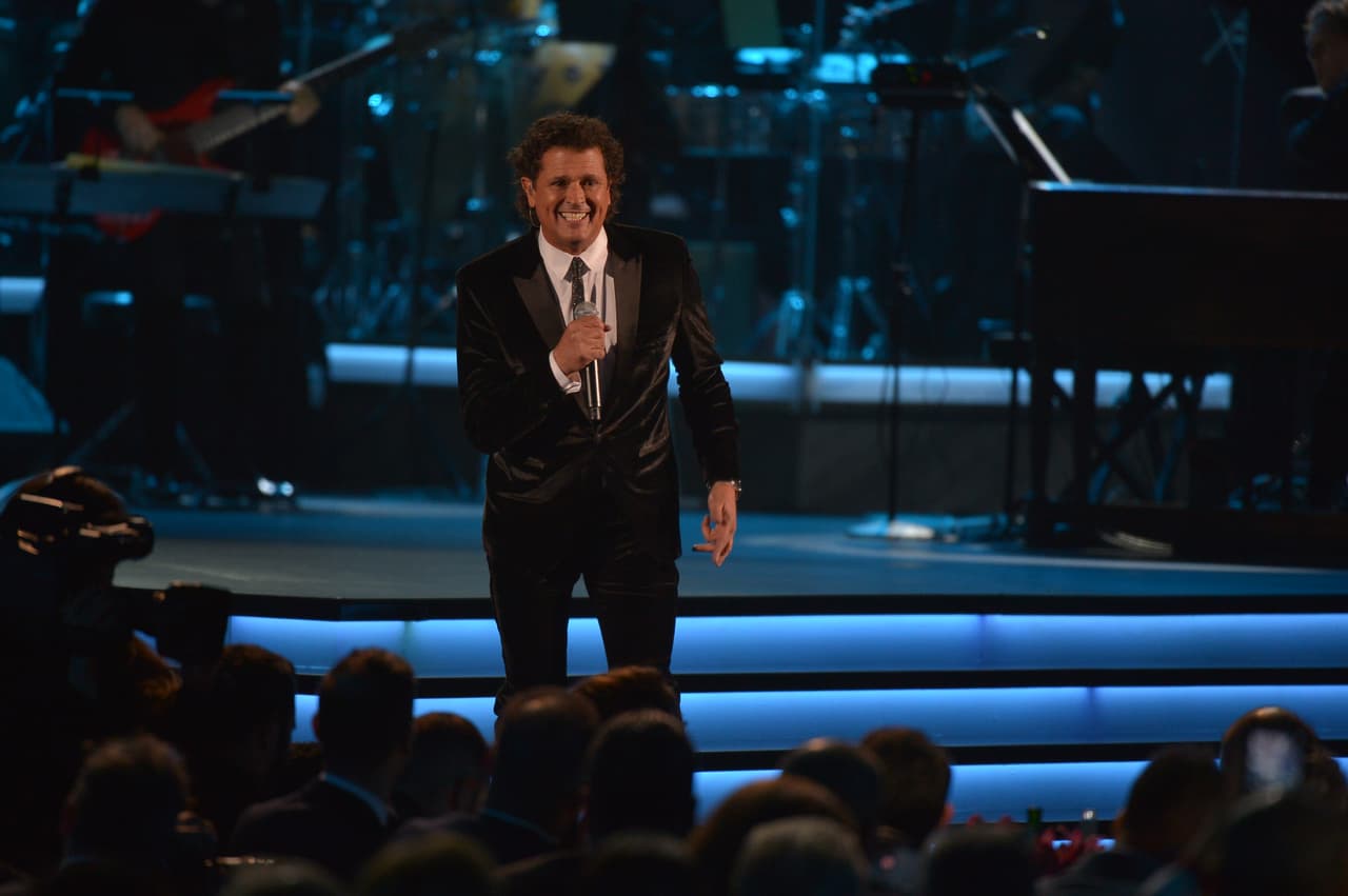 Otro que no pudo faltar fue Carlos Vives, el cantautor colombiano que por varios años ha llevado una gran relación de amistad con Marc.