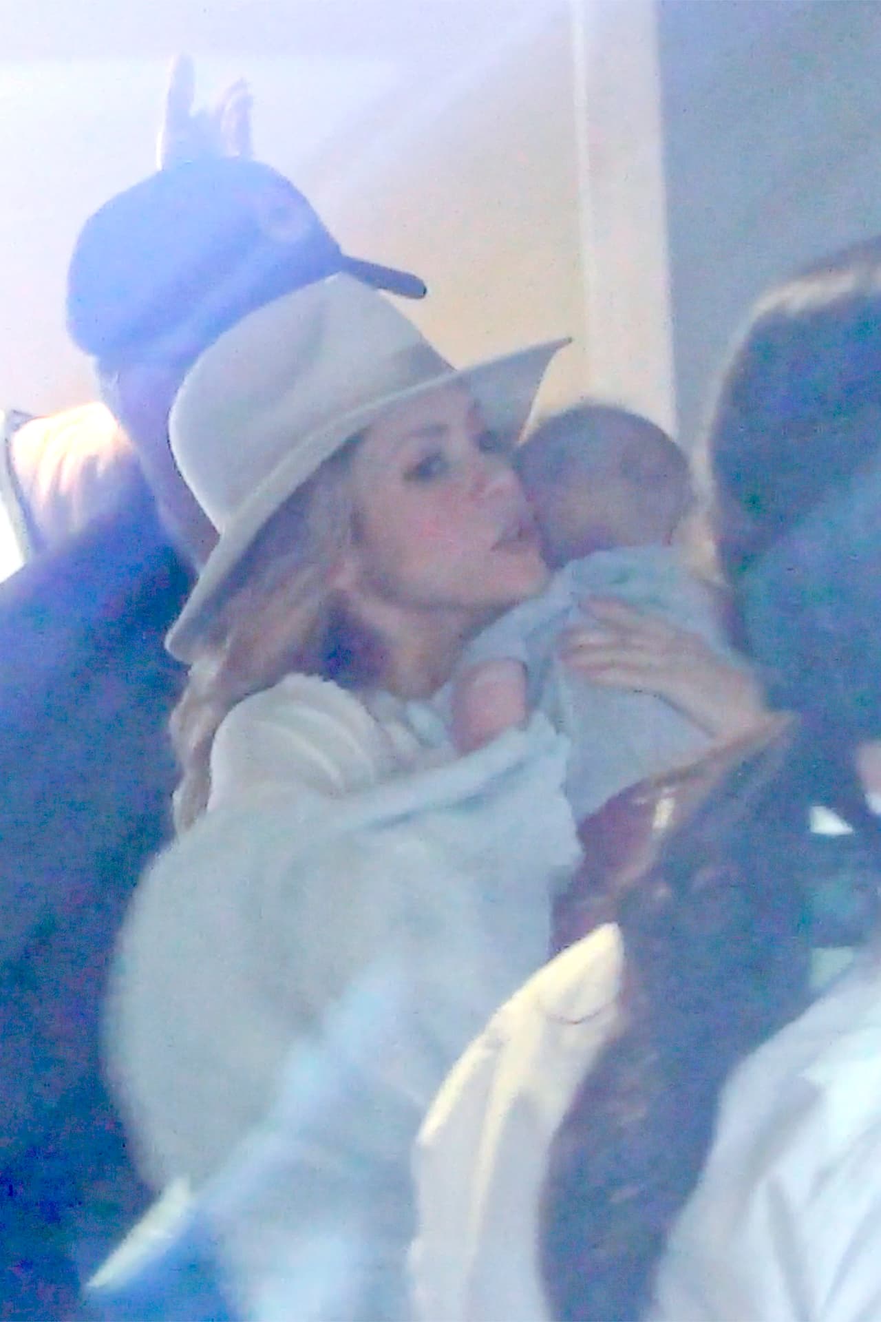 Esta vez Milan no acompañaba a la colombiana y su hermanito.