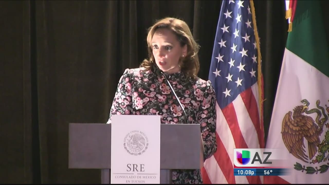 Canciller mexicana visita Tucson para fortalecer relación México-USA
