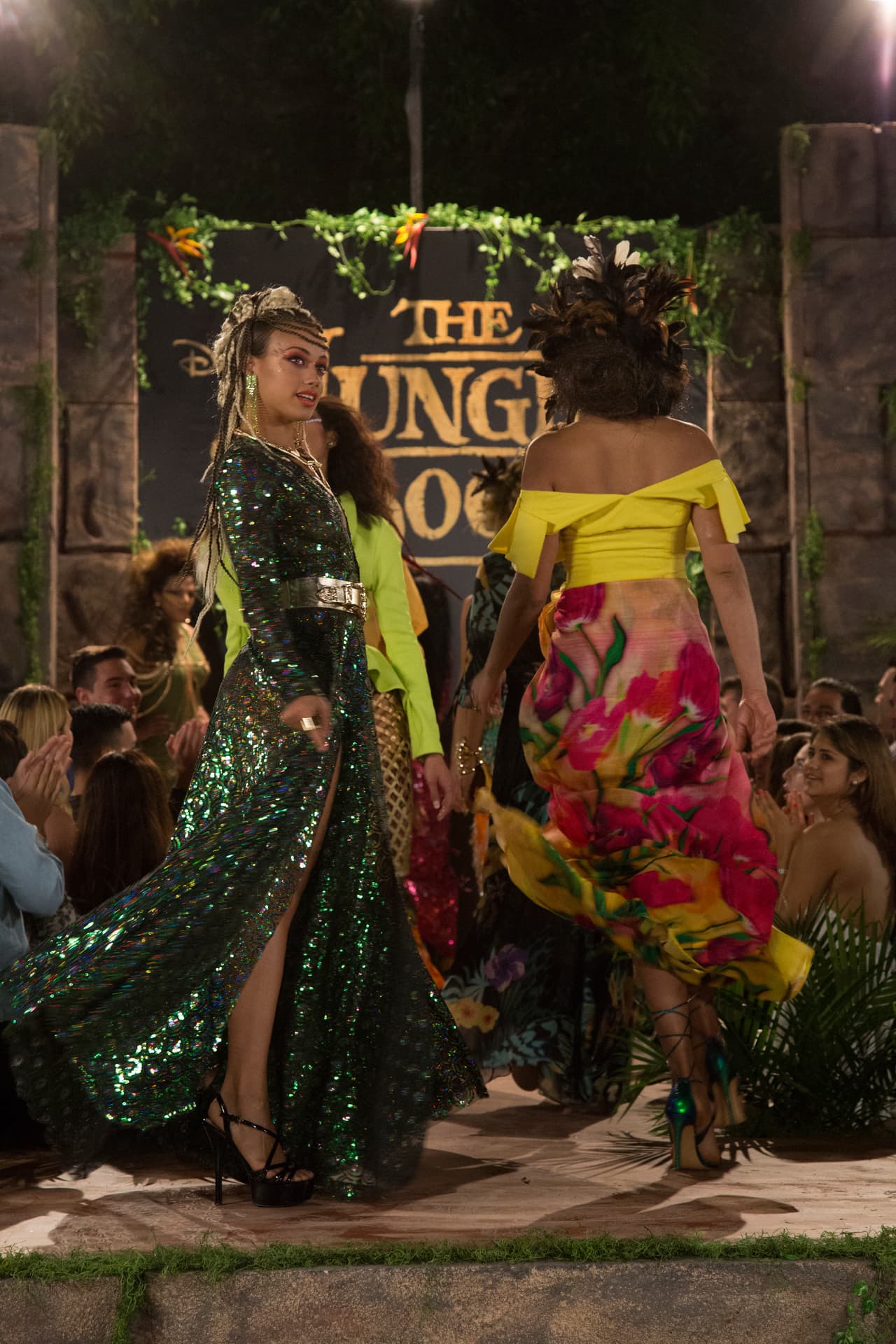 El maquillaje y el color del vestido que llevaba Catherine resaltó su mirada.