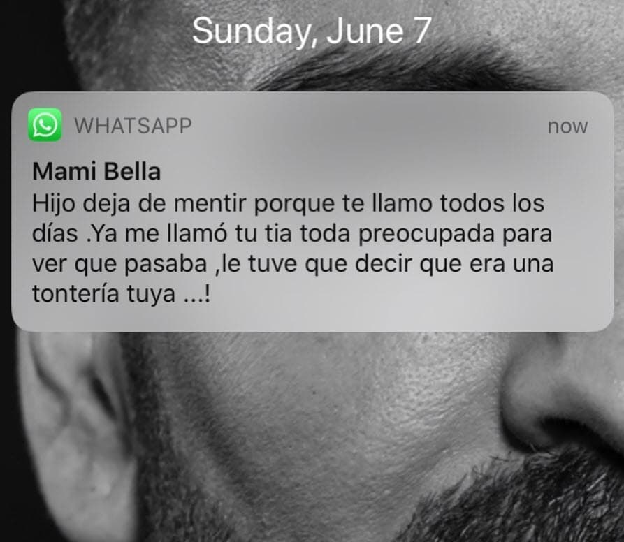 Apenas el pasado fin de semana dio a conocer un nuevo reclamo de su madre quien le pidió que "dejara de mentir" y que su tía estaba "toda preocupada". 
<br>