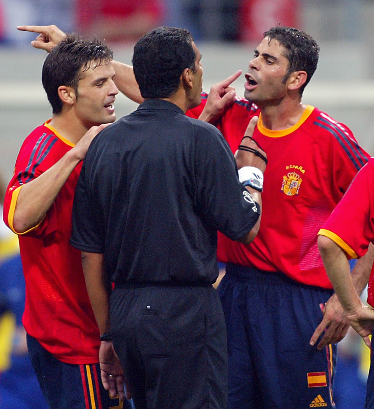 A pesar de otros dos goles en el Mundial, España quedó eliminado contra Corea del Sur en 2002 en medio de polémicas arbitrales en los juegos del equipo asiático.
