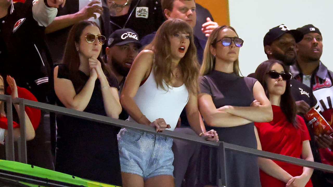 El rostro y expresión de Taylor Swift pareció decir todo durante el Super Bowl 2025.