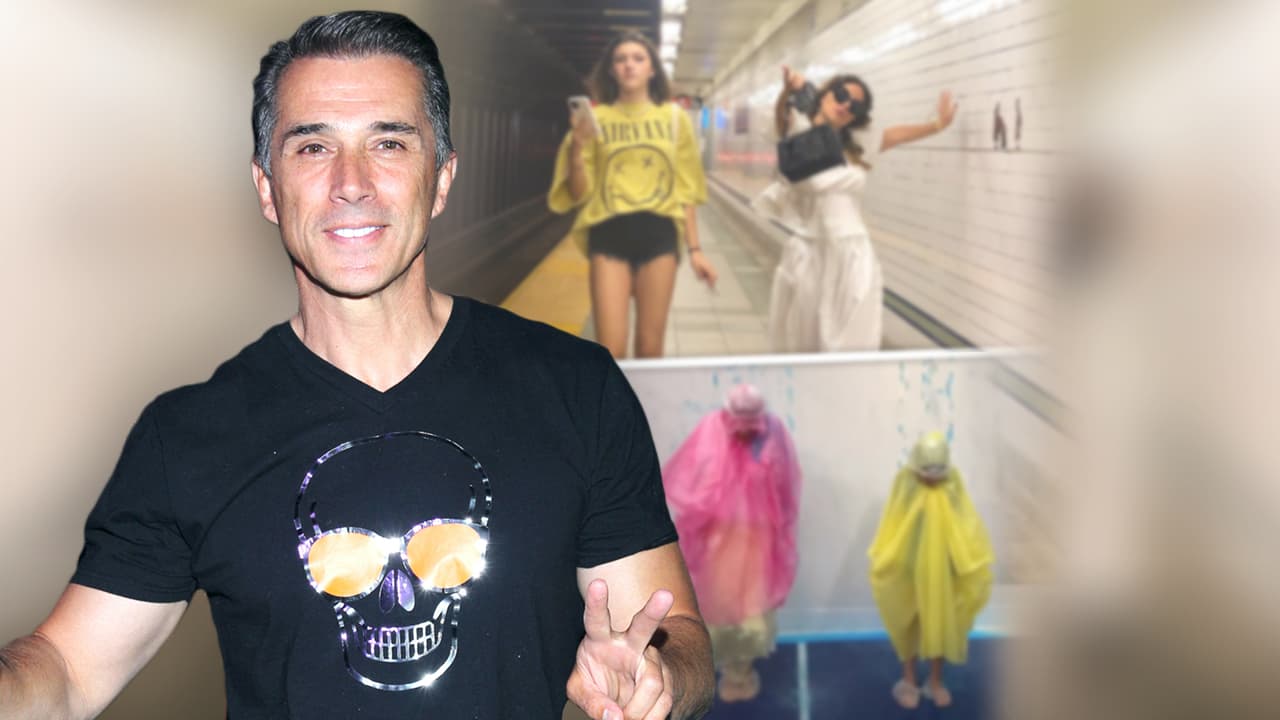 En medio de amenazas de demanda, Sergio Mayer se divierte en Nueva York con su familia